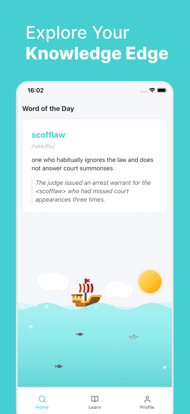 Vocay app word exercises